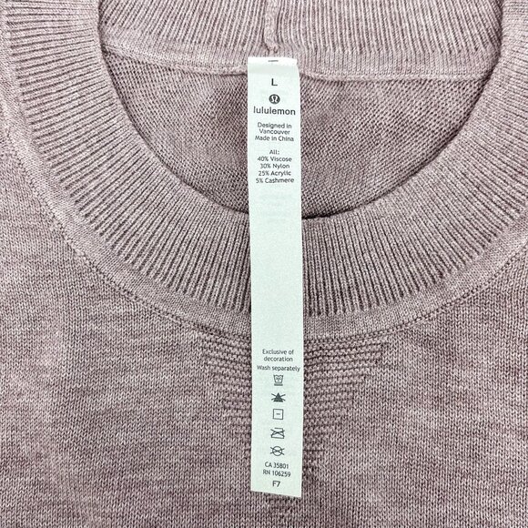 Lululemon Apres Your Way Sweater | Cashlu | Size L - Picture 8 of 8